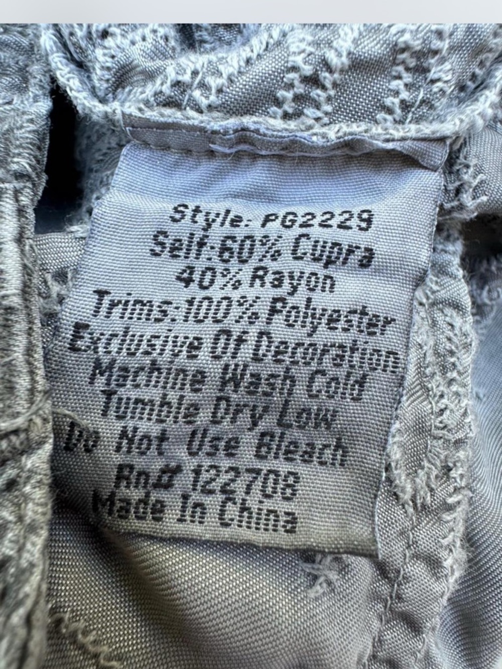 Unisex Johnny Was Pete & Greta Gray Cargo Pants with lots of Pockets size 0 - Picture 4 of 14